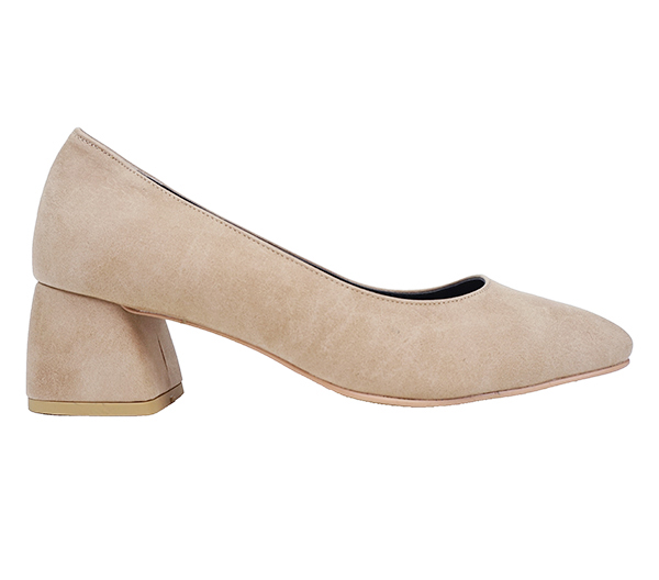 Square nose Tongue middle heel foot Comfortable sh