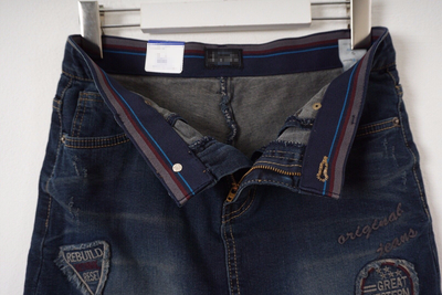 Denim Skirt Inner Bending Span Waffle Decor Sewing