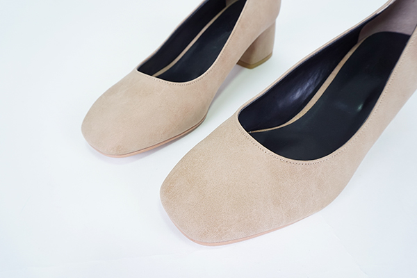 Square nose Tongue middle heel foot Comfortable sh