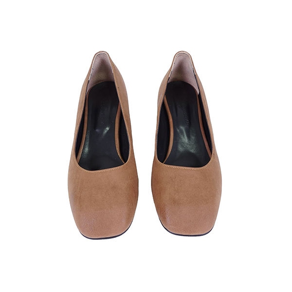 Square nose Tongue middle heel foot Comfortable sh