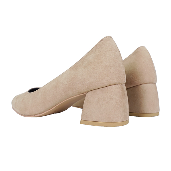 Square nose Tongue middle heel foot Comfortable sh