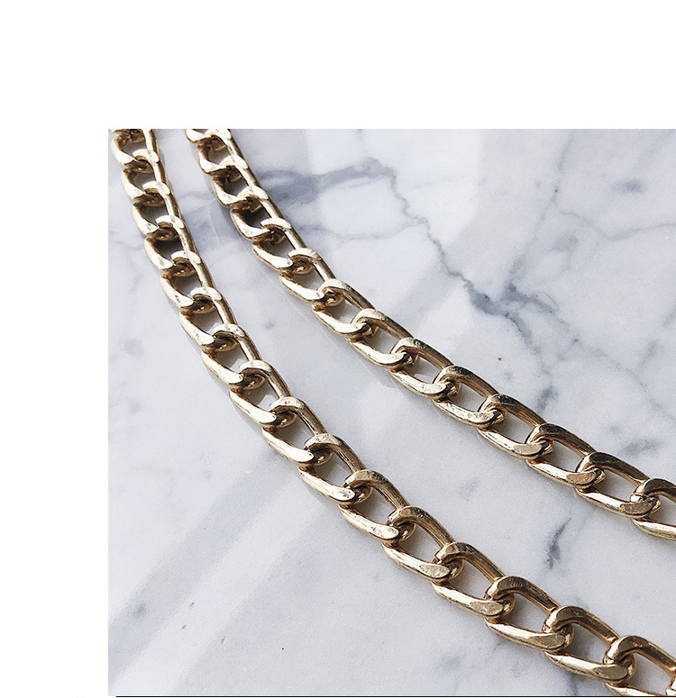 New Bead Square Chain Cross Mini Bag Women's Ba