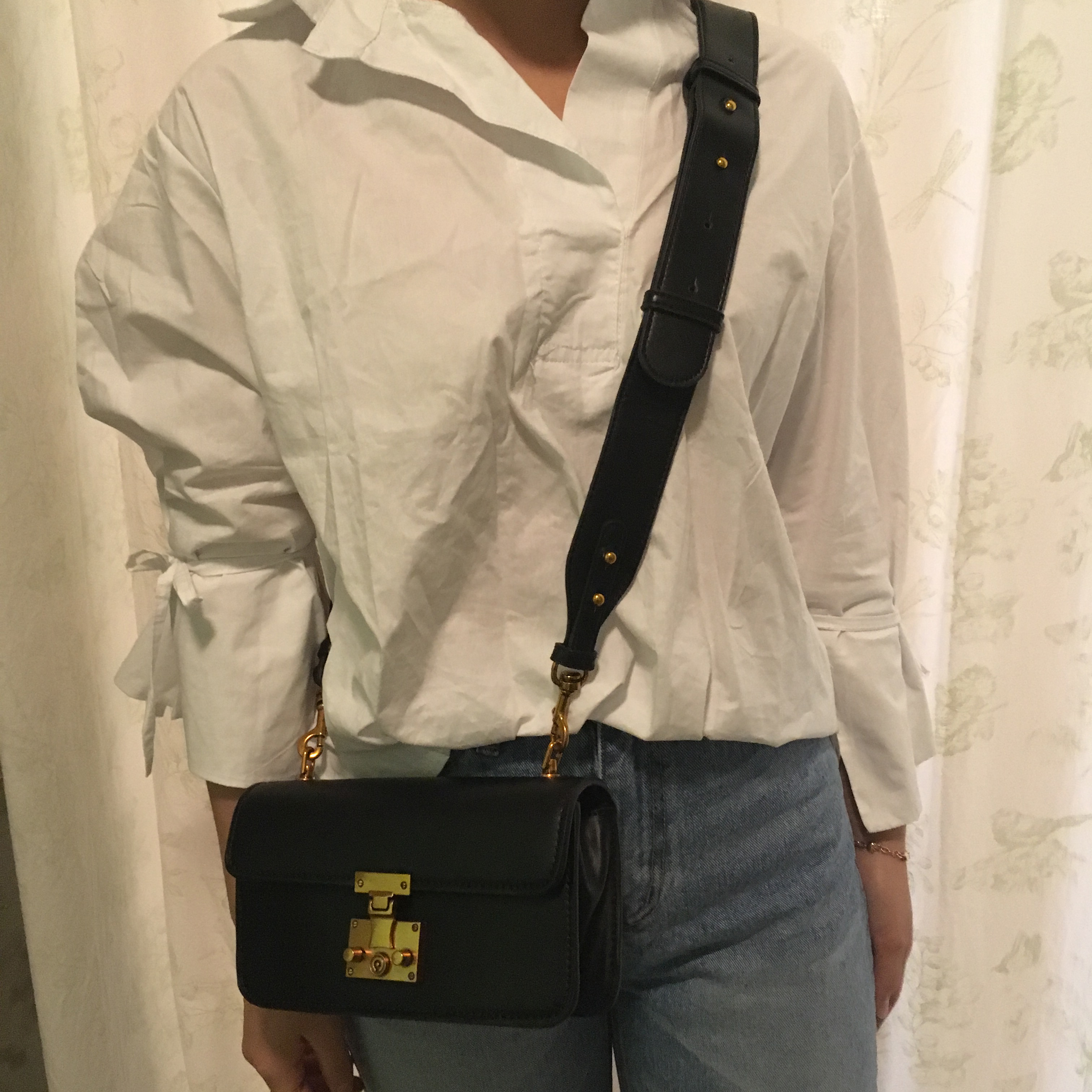 New Daily Mini Cross Bag Messenger Bag Piano Leath