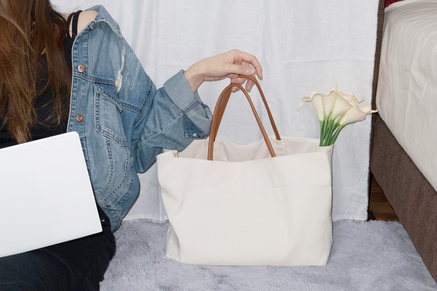 Bigbag Canvas Eco Bag Linen Tote Bag Jung Yumi Bag