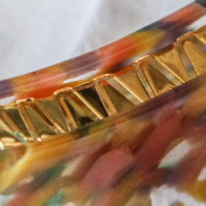 New Gemstones Pink Multicolored Tongue Pin Lovely 