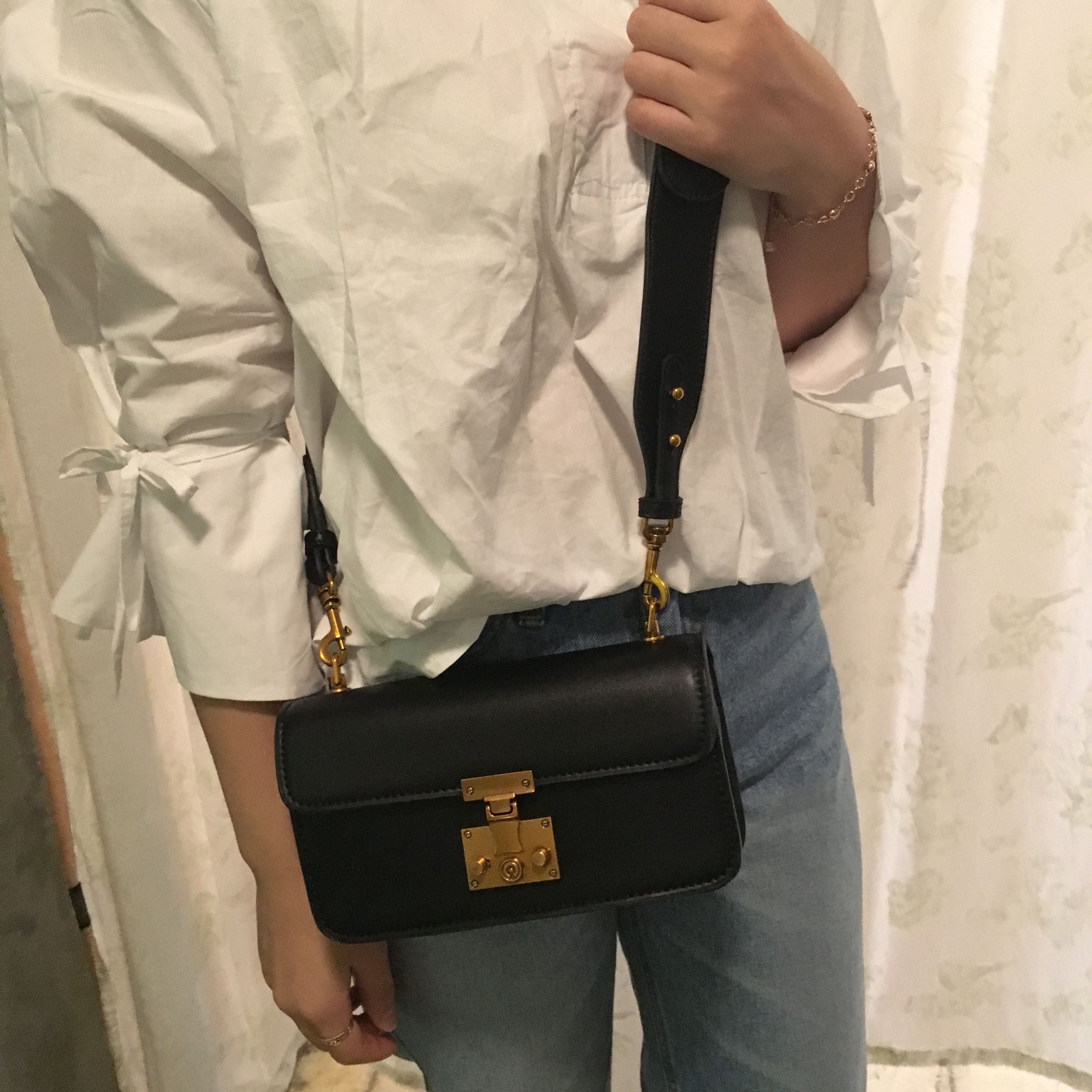 New Daily Mini Cross Bag Messenger Bag Piano Leath