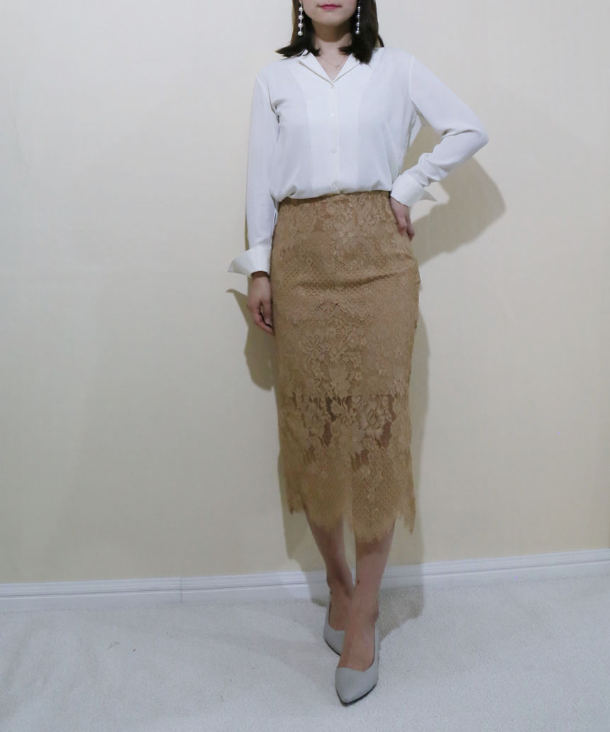 Lace long skirts colors S, M Office look 20s Women