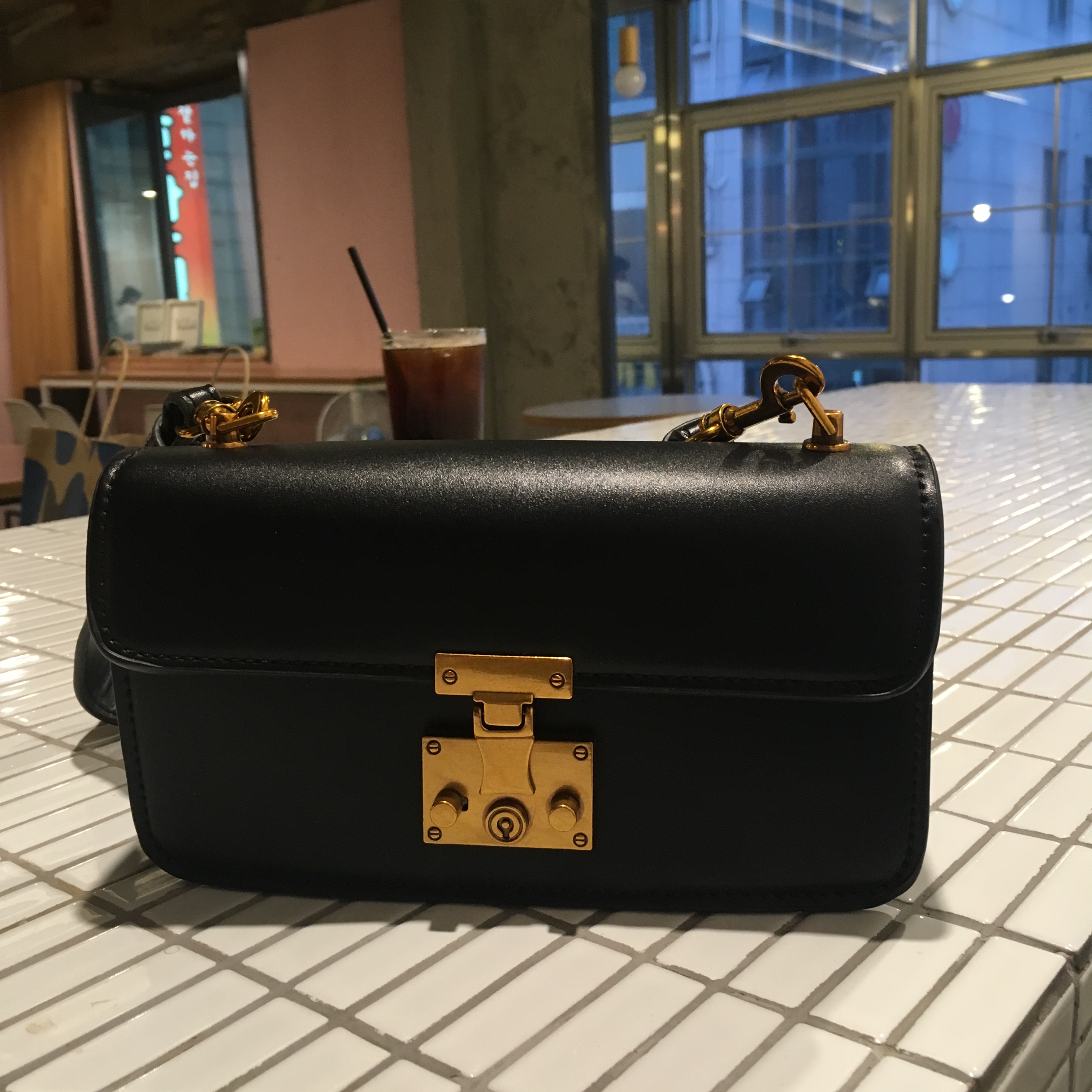 New Daily Mini Cross Bag Messenger Bag Piano Leath