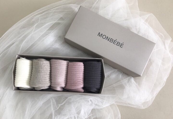 5 newborn baby knee socks half socks SET good quality three-line hip hop