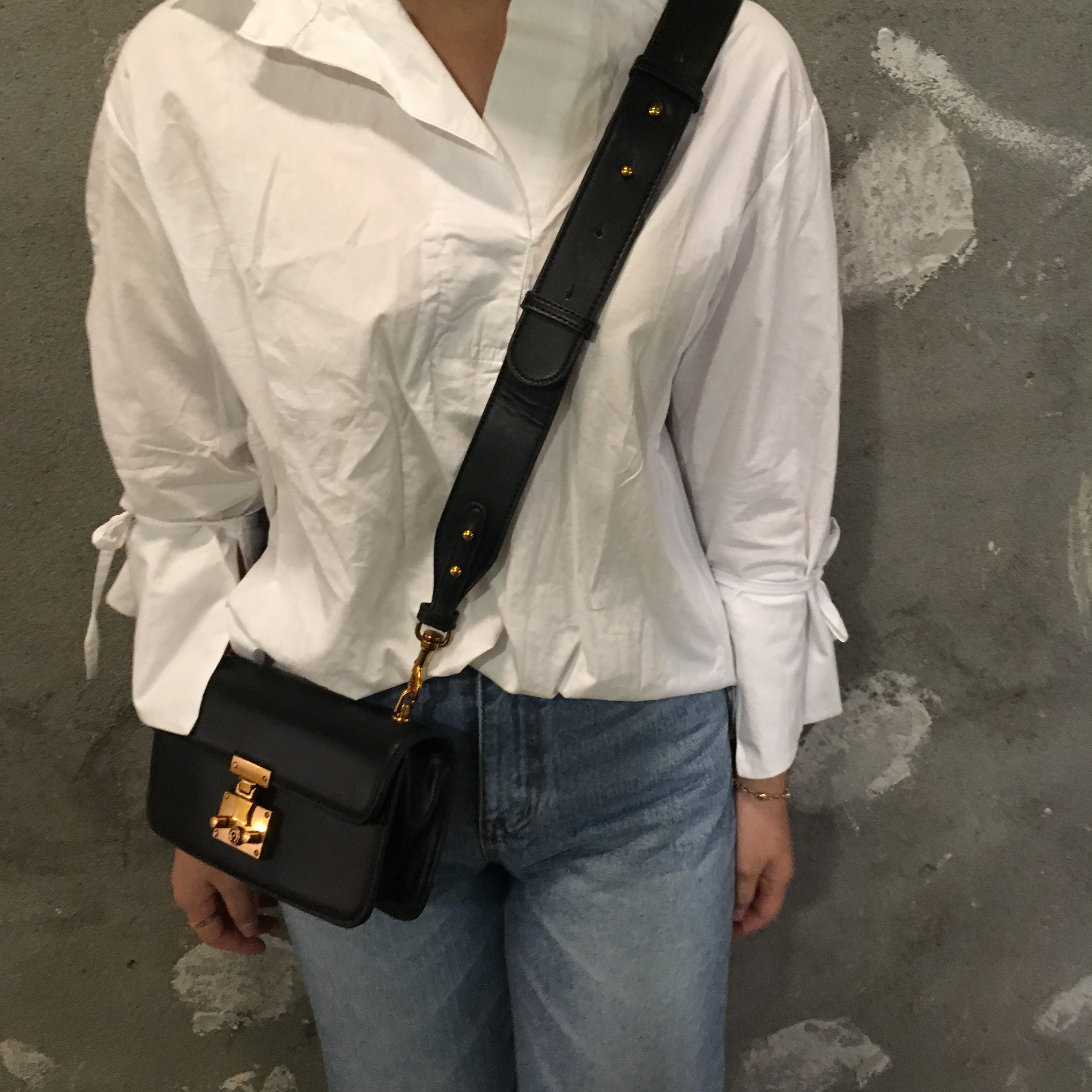 New Daily Mini Cross Bag Messenger Bag Piano Leath