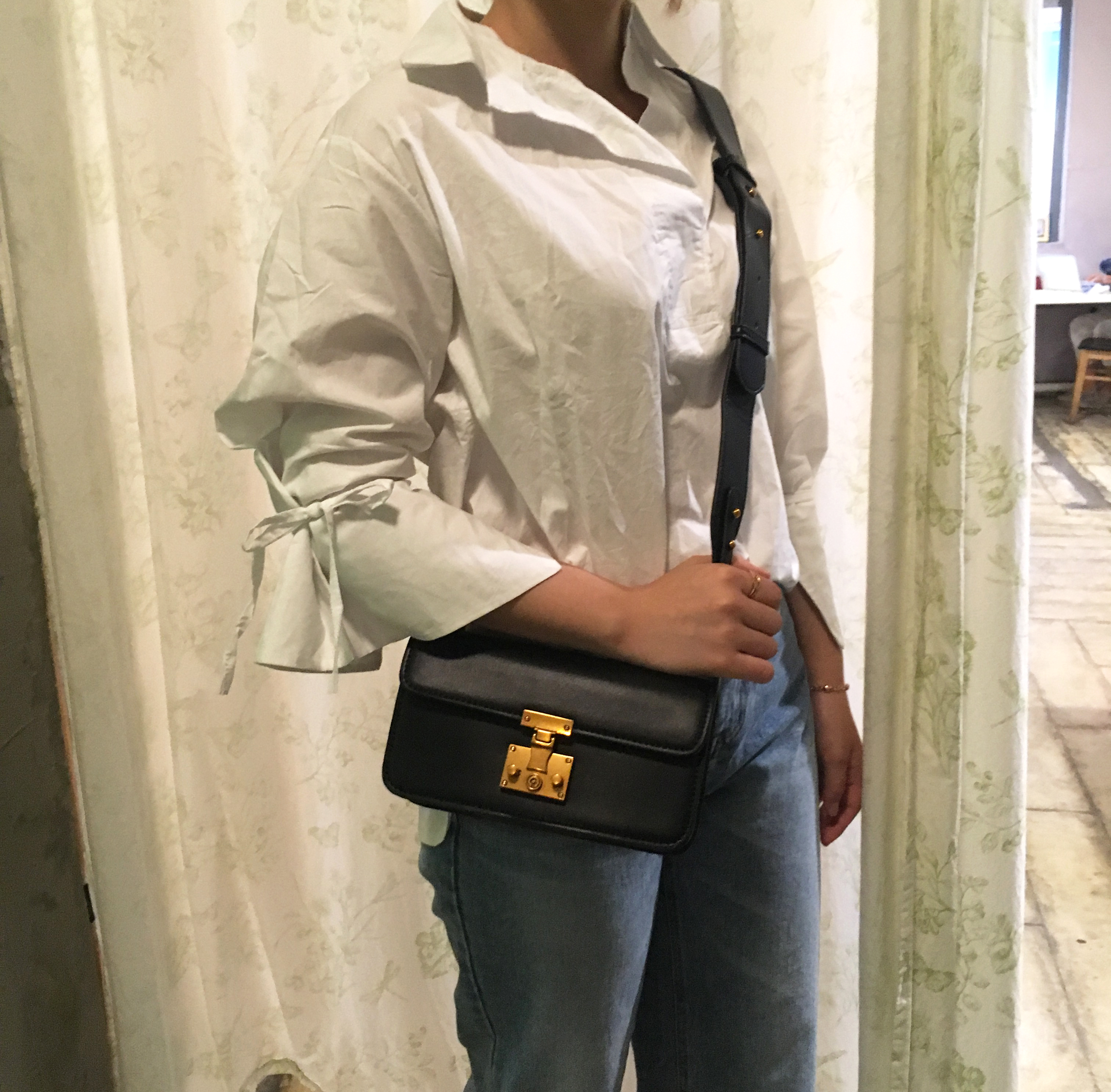 New Daily Mini Cross Bag Messenger Bag Piano Leath