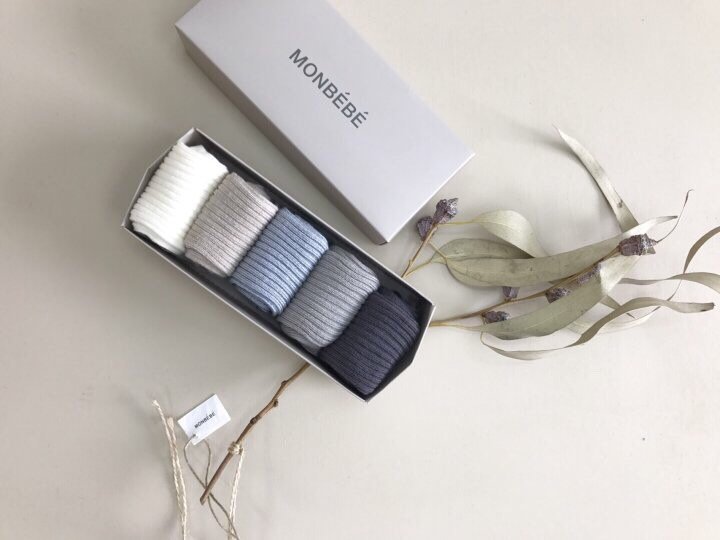 5 newborn baby knee socks half socks SET good quality three-line hip hop