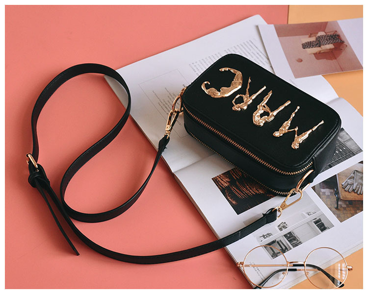 New Golden Lettering Mini Cross Back Women Women B