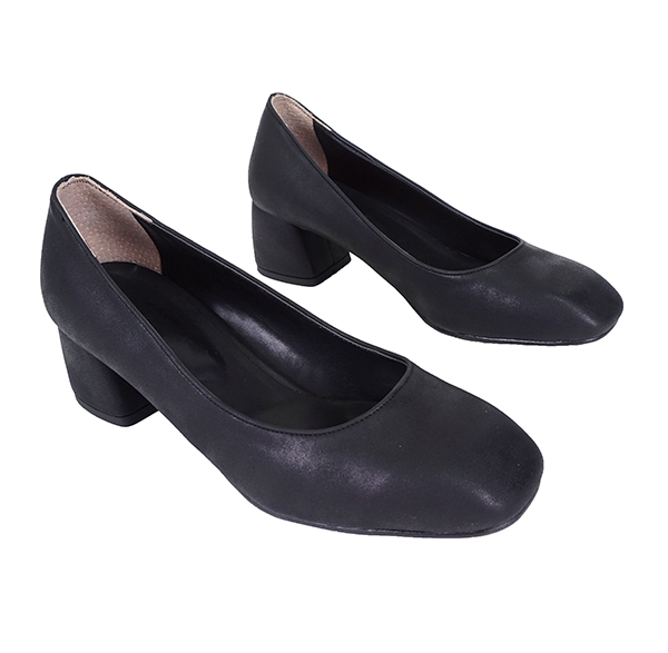 Square nose Tongue middle heel foot Comfortable sh