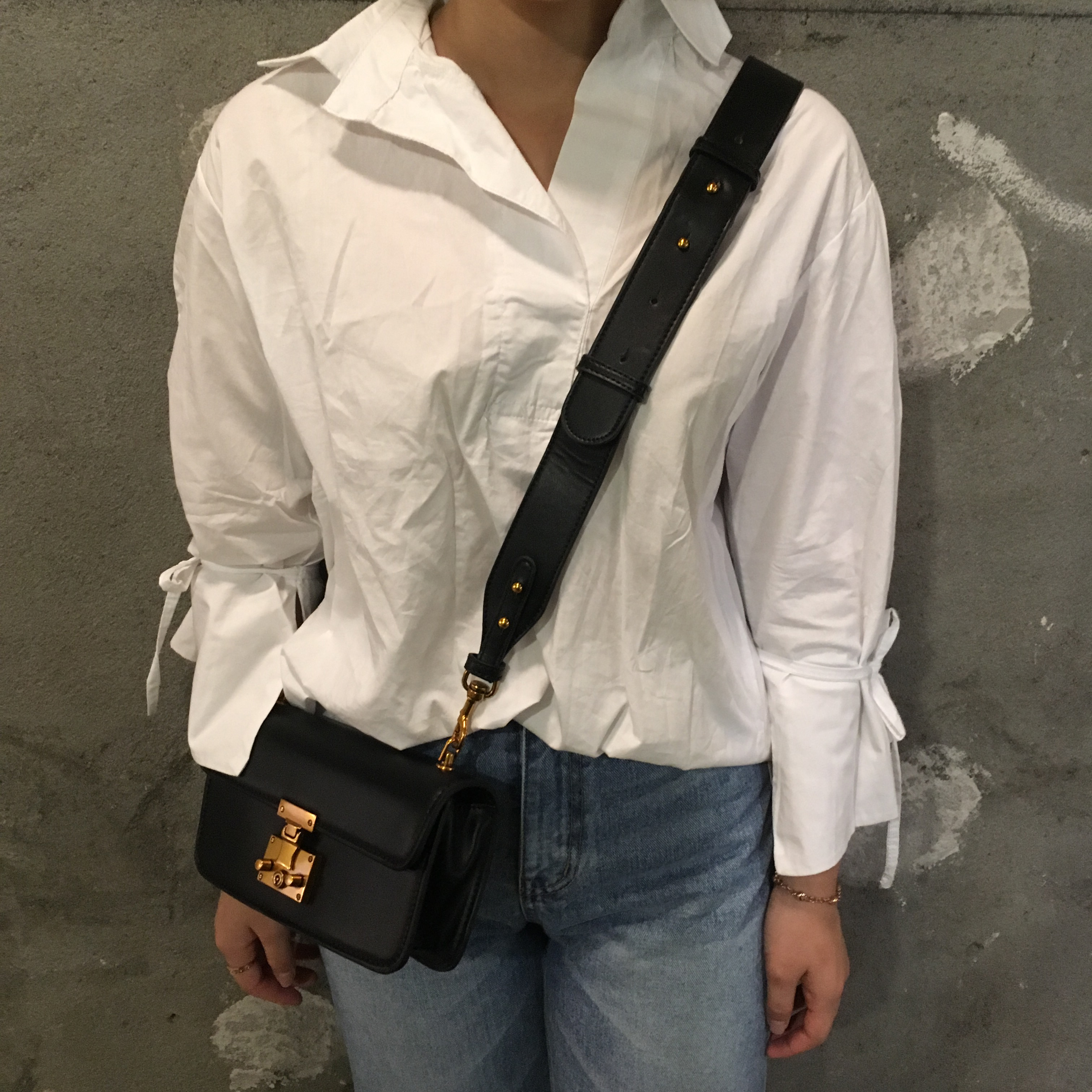 New Daily Mini Cross Bag Messenger Bag Piano Leath