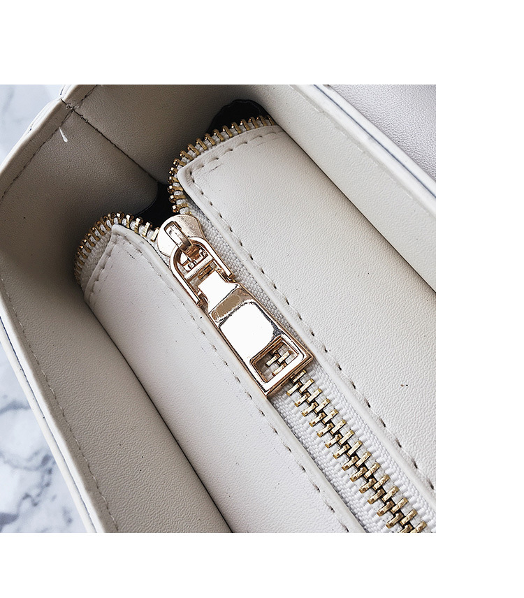 New Bead Square Chain Cross Mini Bag Women's Ba