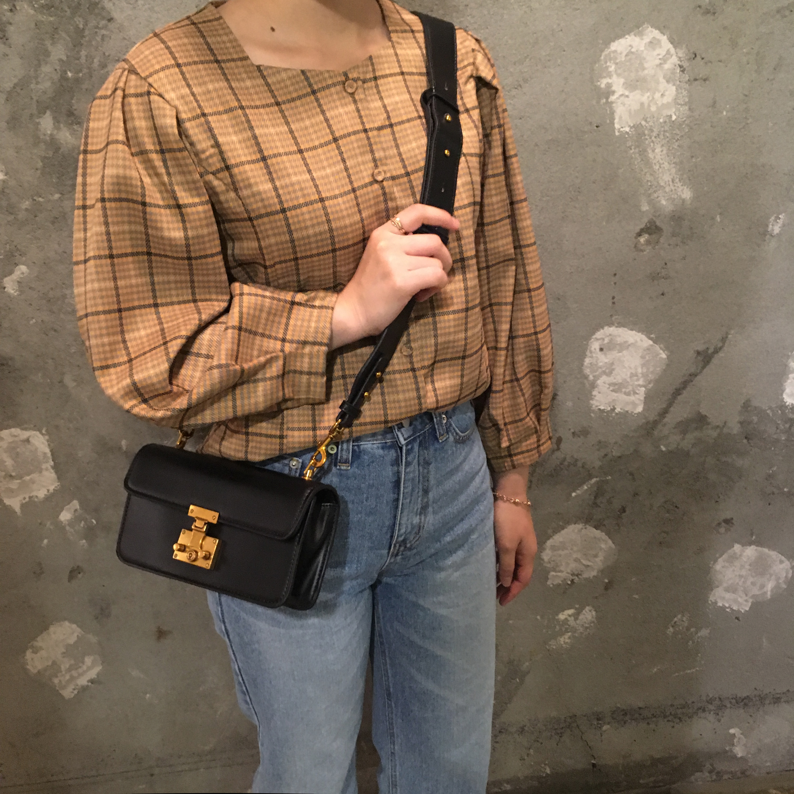 New Daily Mini Cross Bag Messenger Bag Piano Leath