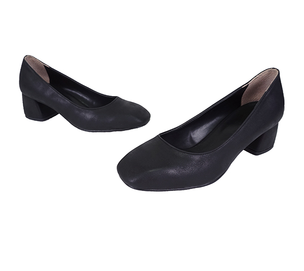 Square nose Tongue middle heel foot Comfortable sh