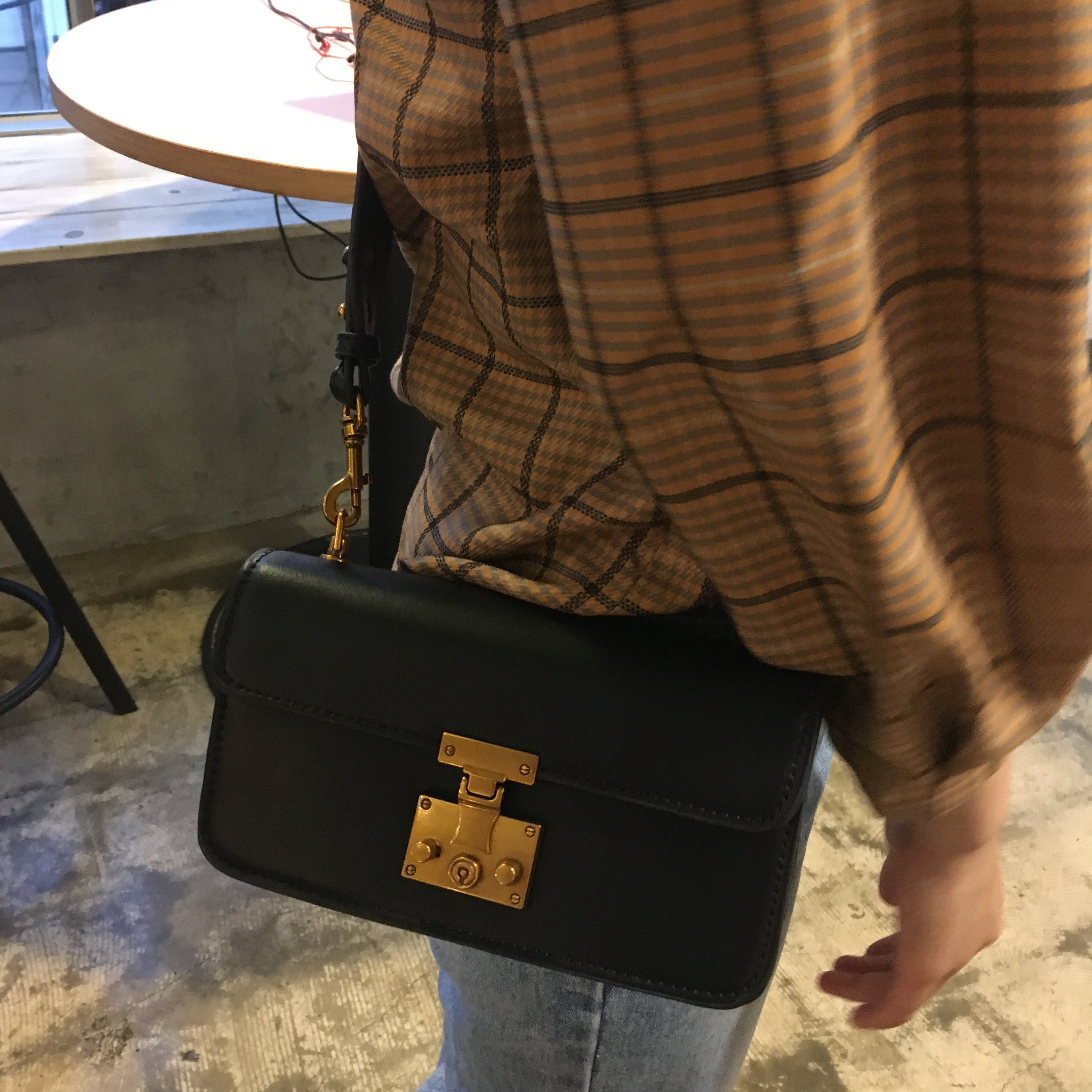 New Daily Mini Cross Bag Messenger Bag Piano Leath