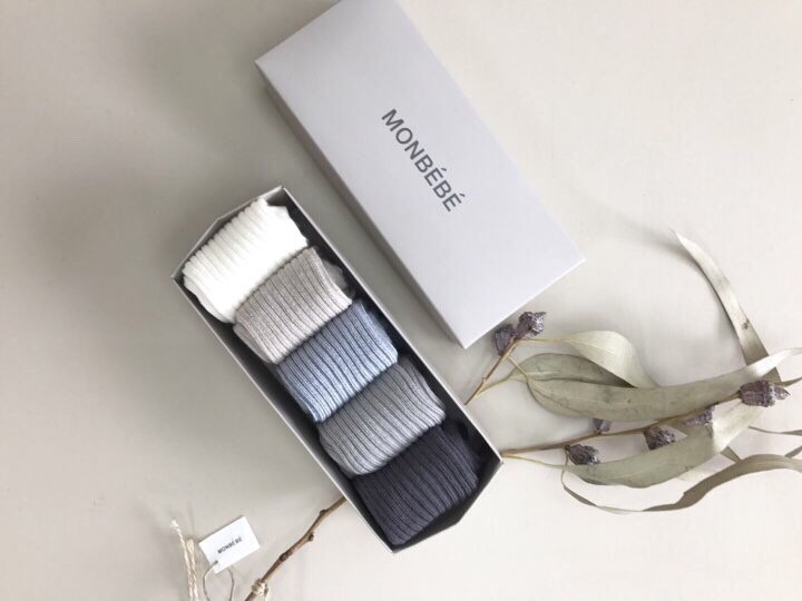 5 newborn baby knee socks half socks SET good quality three-line hip hop