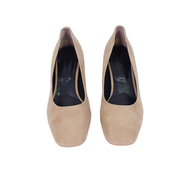 Square nose Tongue middle heel foot Comfortable sh