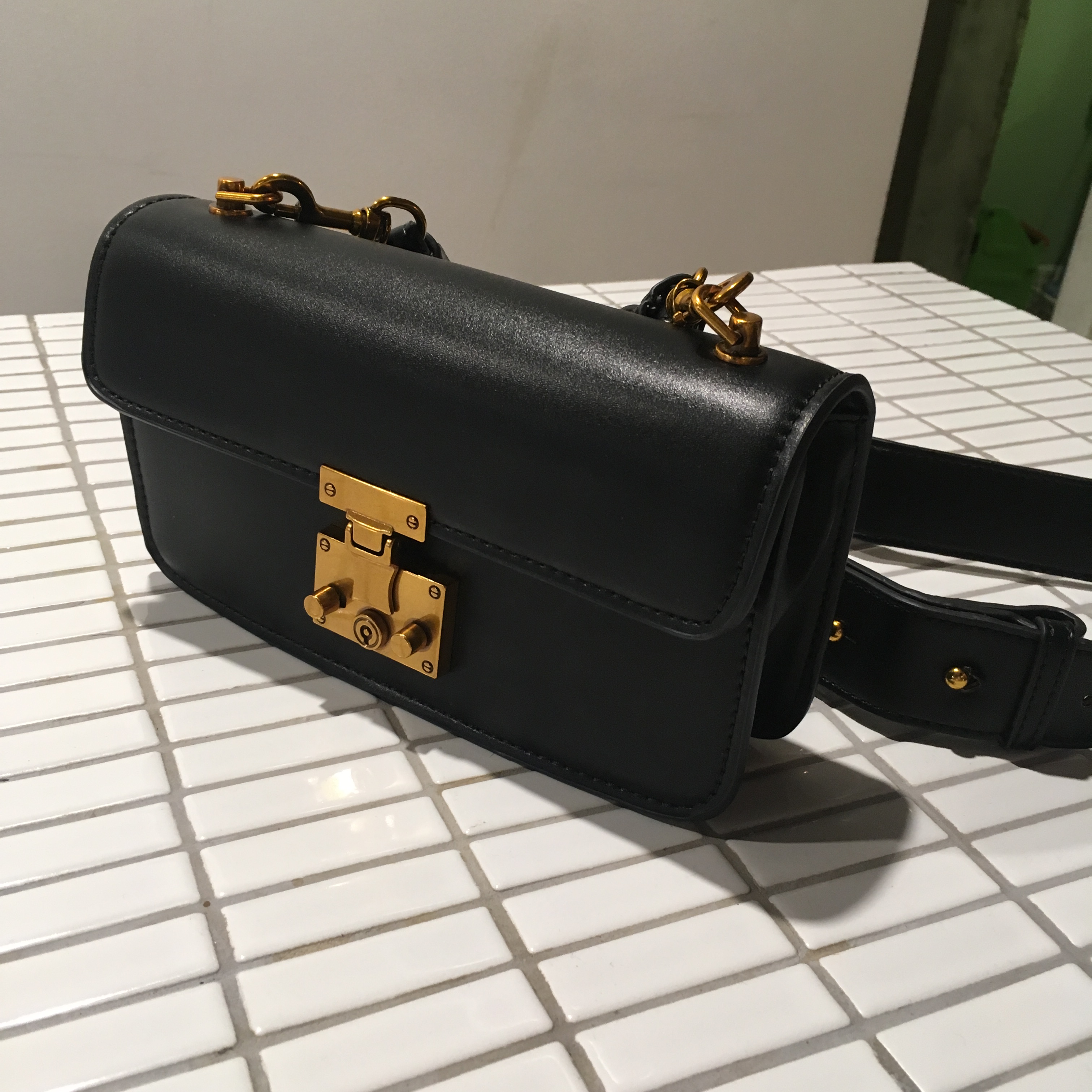 New Daily Mini Cross Bag Messenger Bag Piano Leath