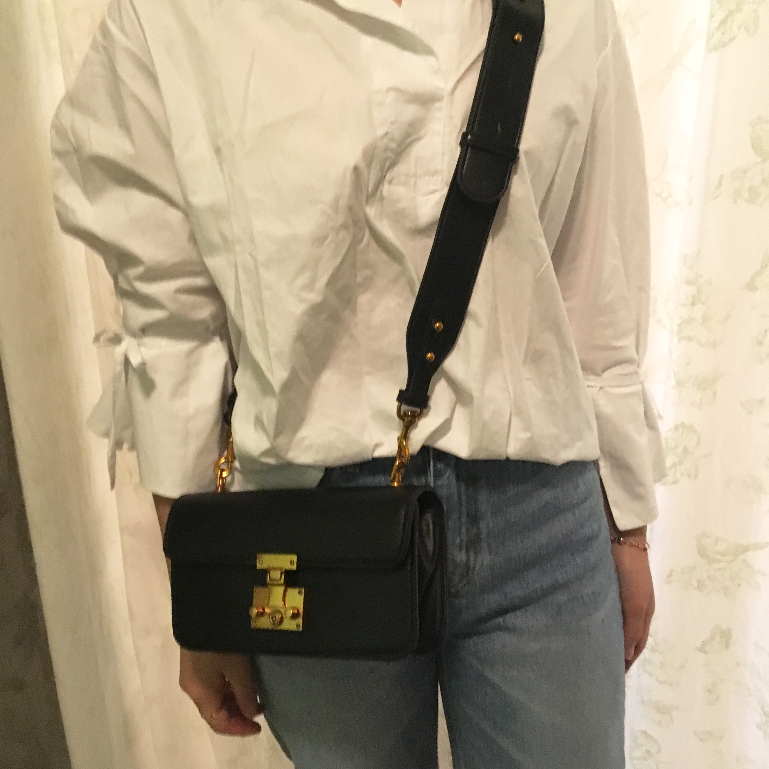 New Daily Mini Cross Bag Messenger Bag Piano Leath