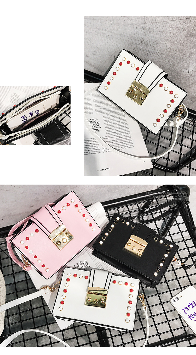 New Bead Square Mini Cross Back Bag 20 Women Women