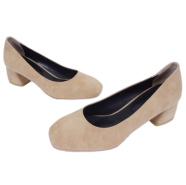 Square nose Tongue middle heel foot Comfortable sh