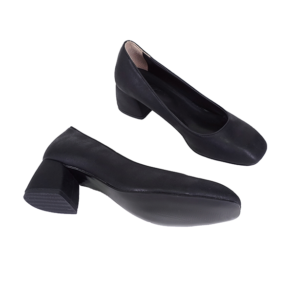 Square nose Tongue middle heel foot Comfortable sh