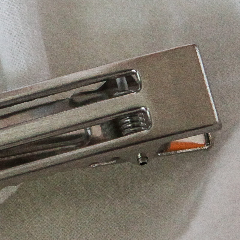 NEW HAIR CLIP HOOP Metal silver square pin