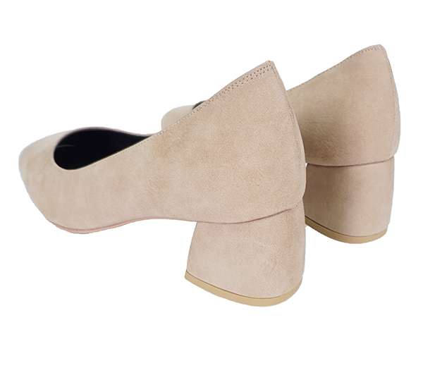 Square nose Tongue middle heel foot Comfortable sh