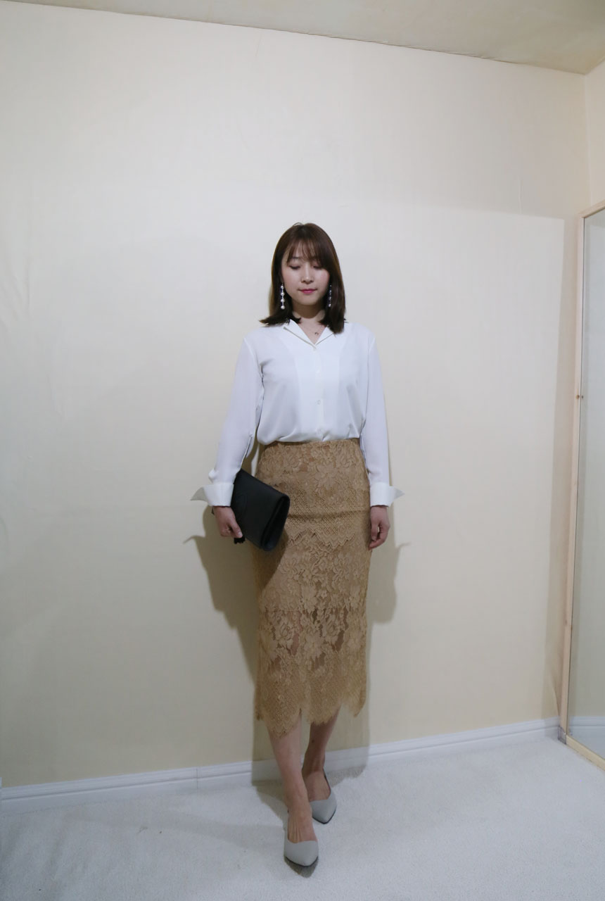 Lace long skirts colors S, M Office look 20s Women