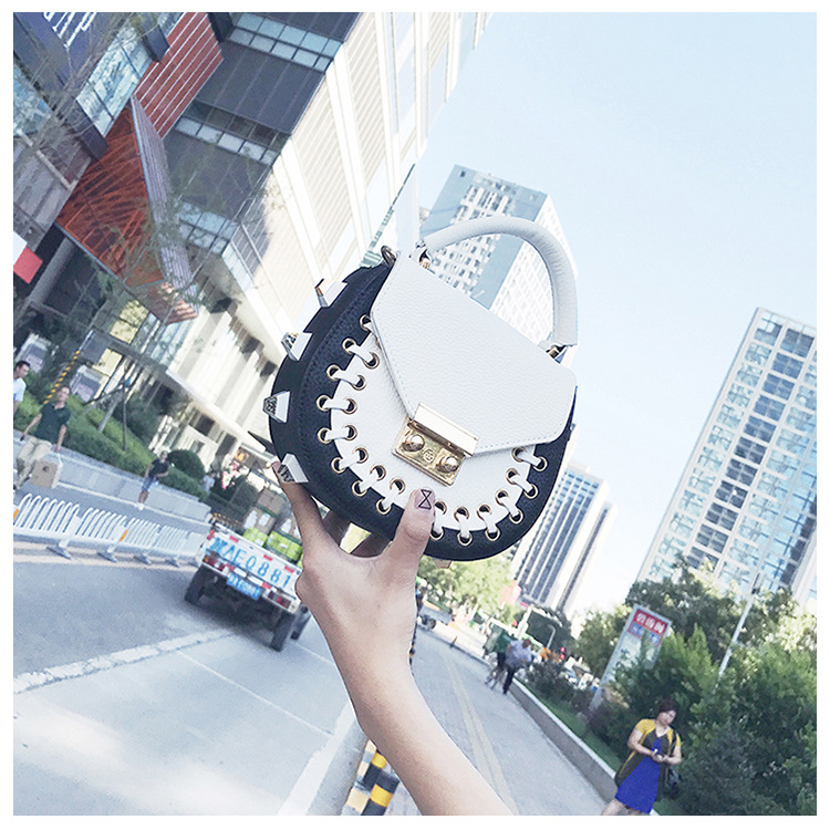 New Round Eyelet Cross Mini Back Women Women Back 