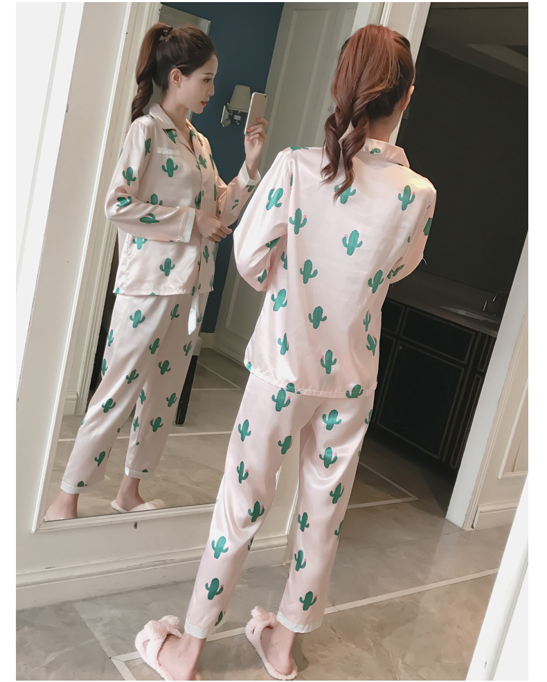 New Cactus Pajamas Pajama Set Women's Homewear 