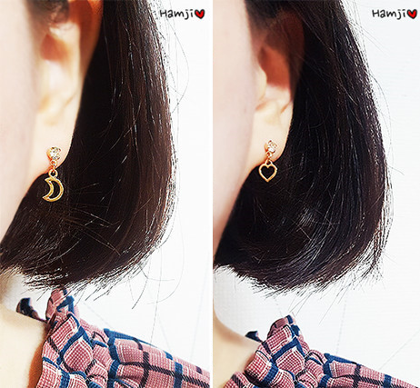 Daily Ring Earrings Collection Simple Basic Cubic 