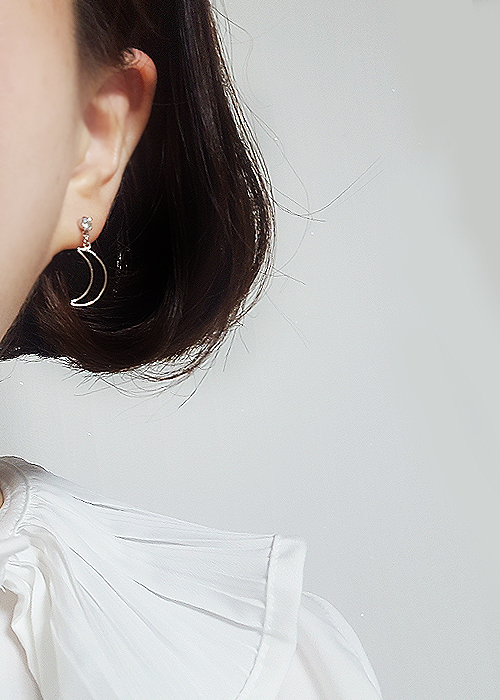 Daily Ring Earrings Collection Simple Basic Cubic 