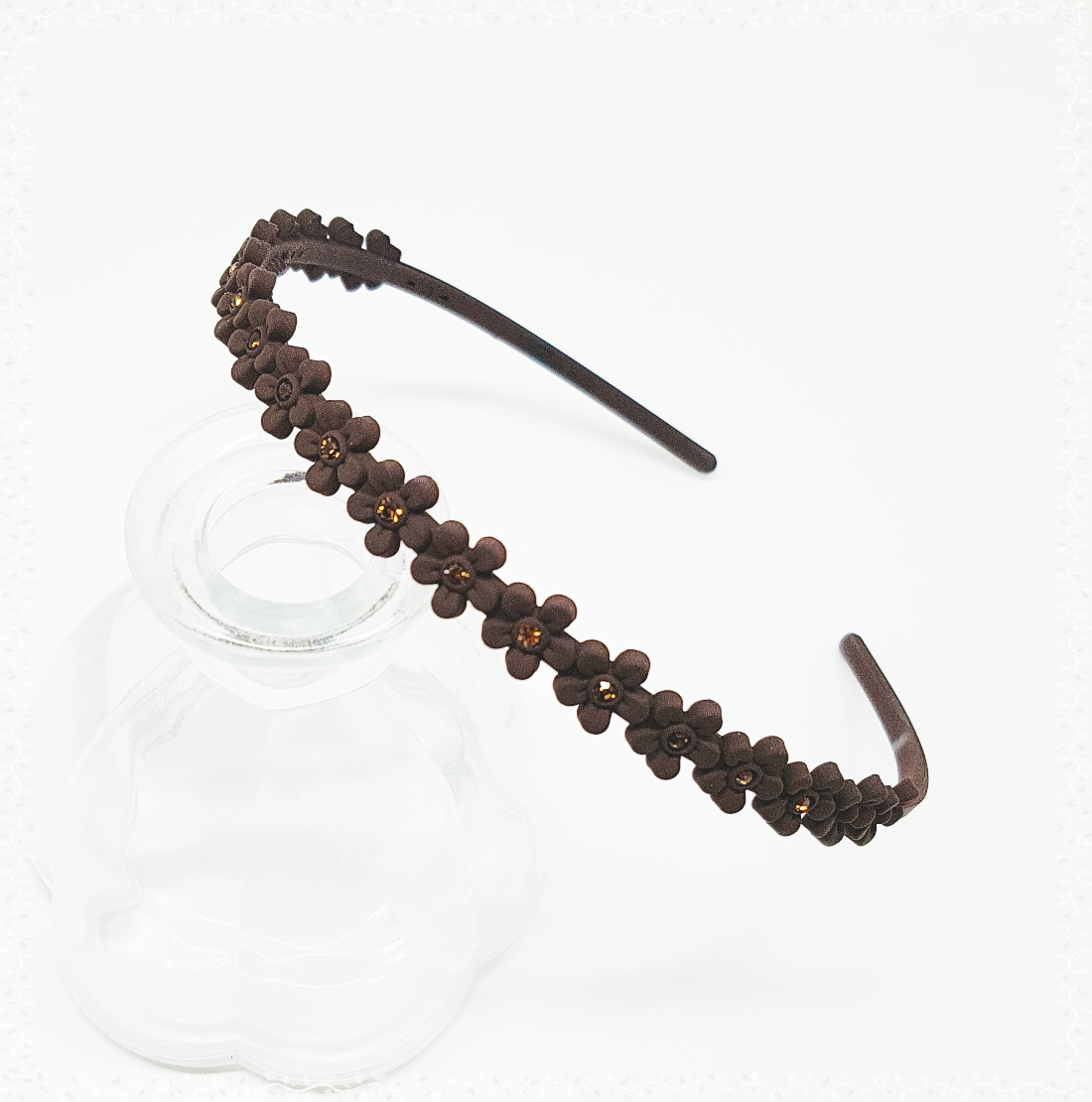 Teeth headband slim hair band cubic base painless 