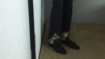 New Wrinkle Mule Blouse Fur Slippers Woman Autumn