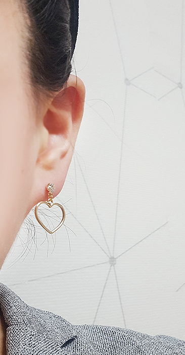 Daily Ring Earrings Collection Simple Basic Cubic 