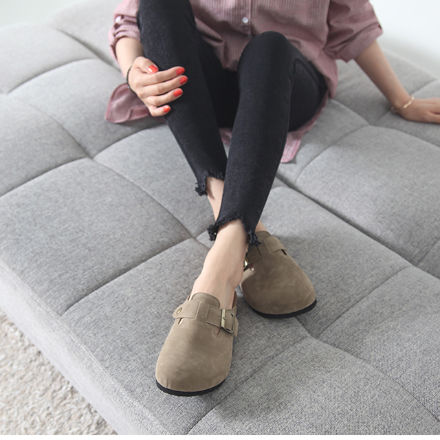 New Round Buckle Blower 2.5cm Masumasu Women's 