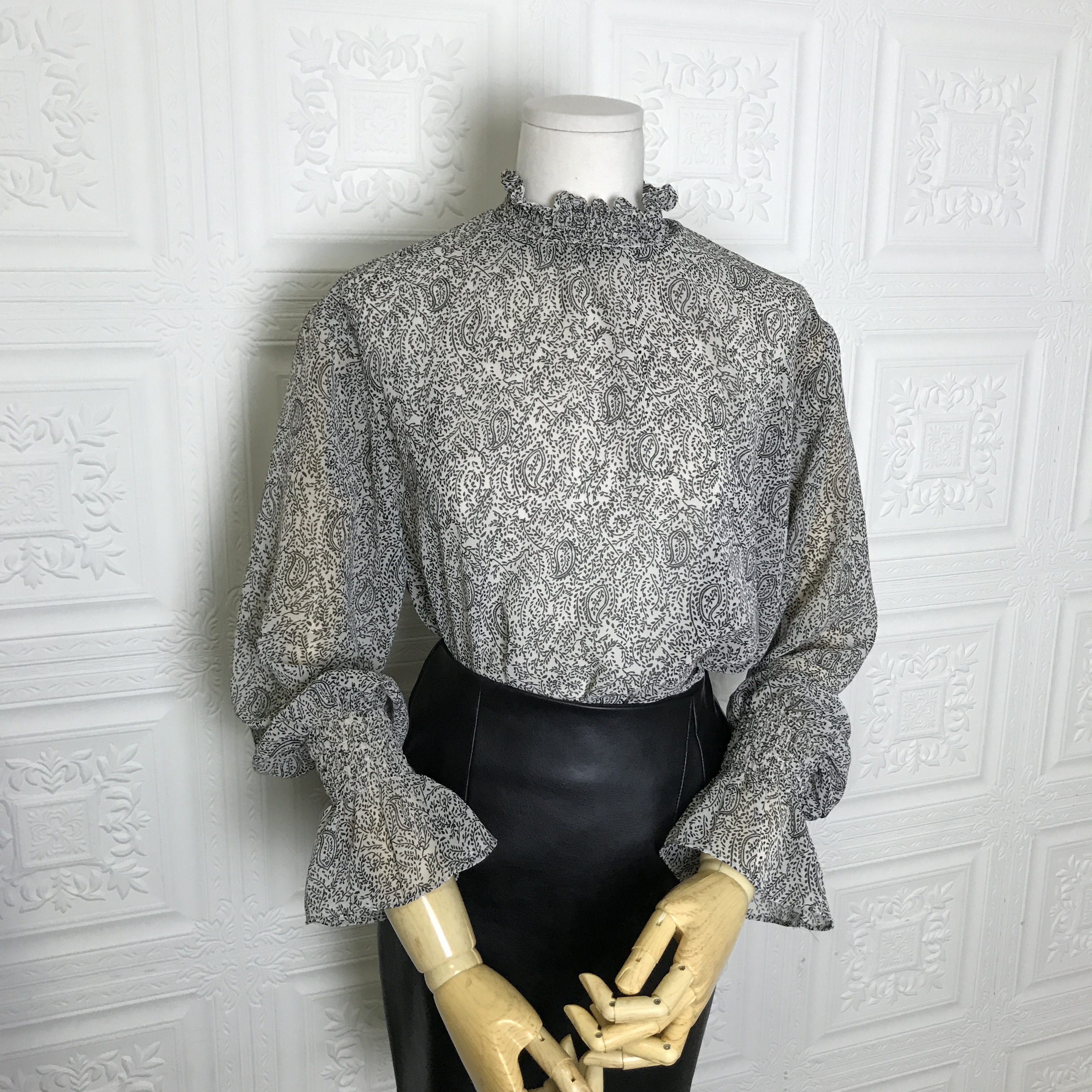 NEW FASHION LADY GIRL Blouse Autumn Frilly Blouse 