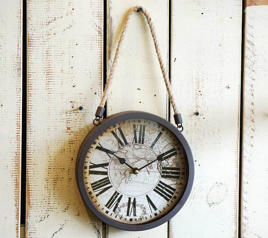 Noiseless vintage steel wristwatch Wall clock 4 ki