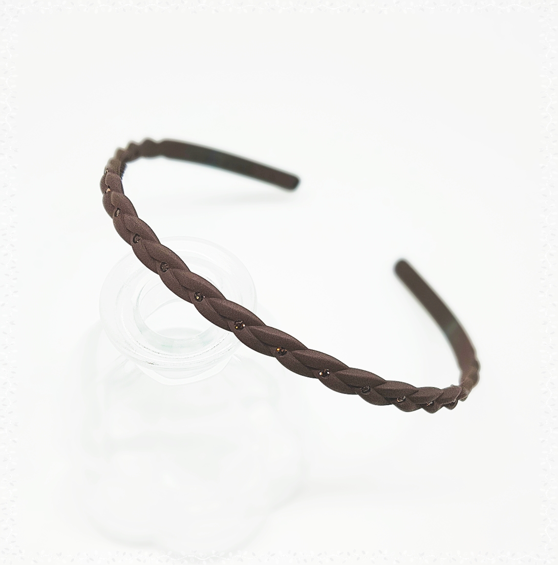 Teeth headband slim hair band cubic base painless 