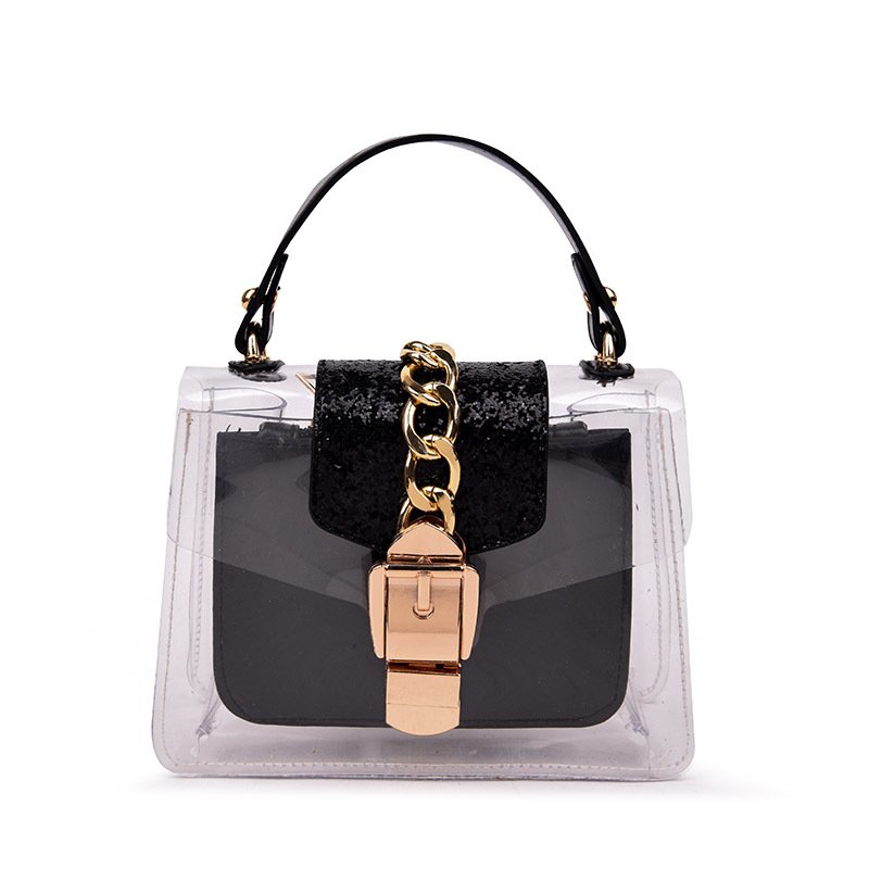 New buckle Cross Transparent mini-back Women's 