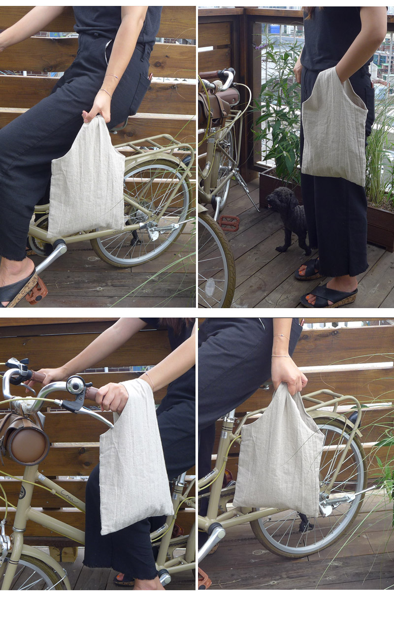 One-Handed Knit Lined Eco Bag _ Diva Sister Tote B
