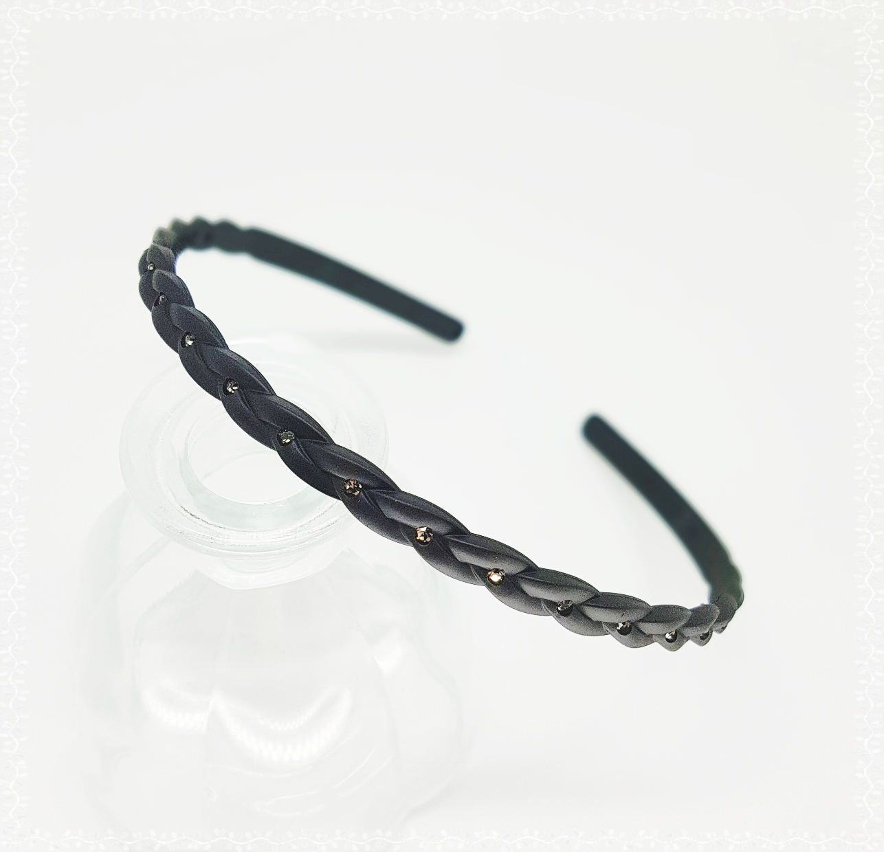 Teeth headband slim hair band cubic base painless 