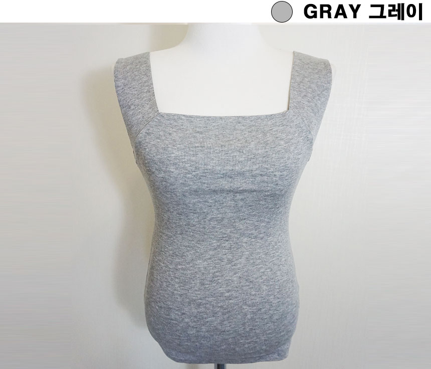 Square square necklace with perfect fit 4color Bea