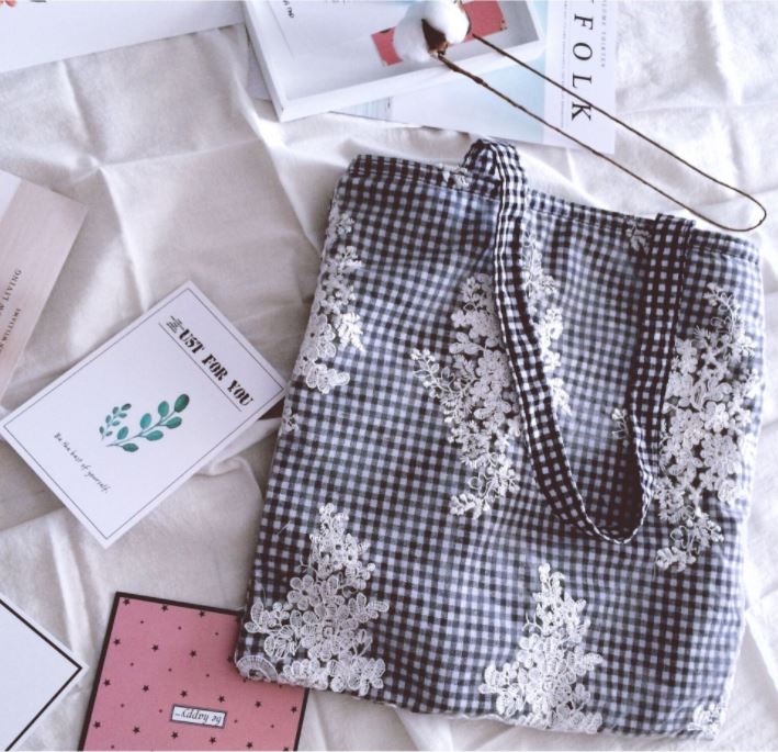 NEW ECO BAG Check lace Eco bag Beautiful 20 lender