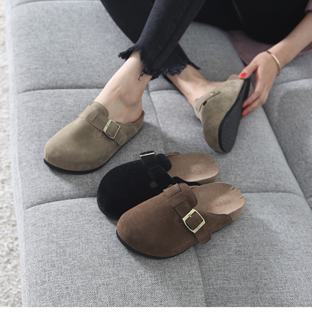 New Round Buckle Blower 2.5cm Masumasu Women's 